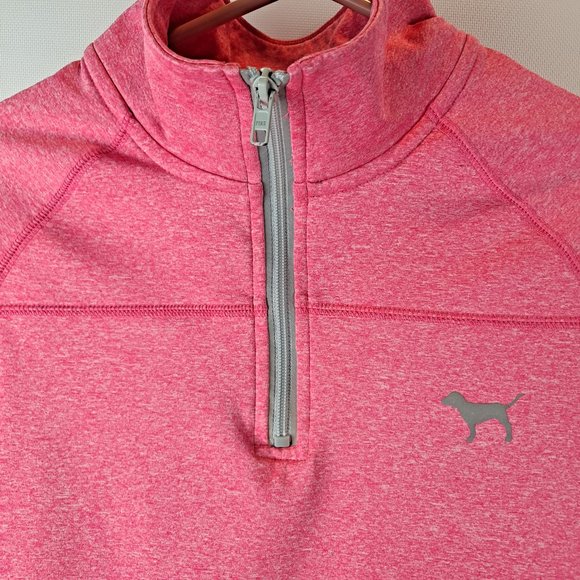 PINK 1/4 Zip Athletic Top Size XS - Picture 3 of 12
